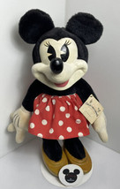Disney Applause Woodcraft Minnie Mouse 18&quot; Limited Edition Figures RARE Plush - $32.25