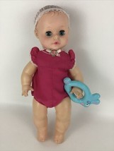 Eegee Goldberger Softina 14&quot; Drink and Wet Baby Doll Sleepy Eyes Lot Vintage 70s - £29.83 GBP