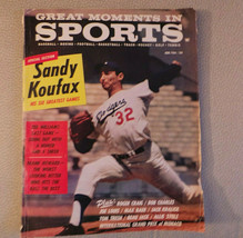 Great Moments in Sports Sandy Koufax +; Frank Howard; Ted Williams June 1964 VG - £29.95 GBP
