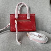 New Marc Jacobs Mini Cruiser Satchel Handbag Fire Red Leather - $270.75