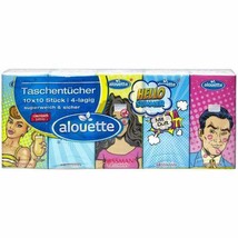 Alouette NON-SCENTED Tissues/ Handkerchiefs 4-ply 1 packets-POP ART- Free Ship - £8.55 GBP