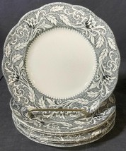6 Staffordshire MEAKIN Renaissance Ceramic BREAD Plates 7&quot; - £74.25 GBP