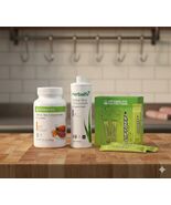 Herbalife Peach Tea 3.6 oz + Grape Aloe Pint+30 Lemon Lime LiftOff Sticks - $222.30 CAD