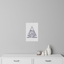 Happy Camper Triangle Wall Decals Nursery Decor Van Polyester Fabric Removable A - $29.87+