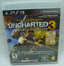UNCHARTED 3 Drake&#39;s Deception Sony PlayStation 3 PS3 VIDEO GAME 2011 COM... - $14.85