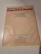 Cross Stitch Bazaar Magazine Vintage 1986 1980s McCall&#39;s Creative Crafts - £10.79 GBP