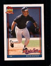 1991 Topps Traded #94 Tim Raines Exmt White Sox Hof - £1.92 GBP