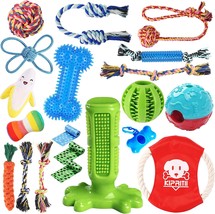 Dog Chew Toys for Puppy - 20 Pack Puppies Teething Chew Toys for Boredom - £31.66 GBP