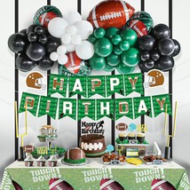 Football Party Decorations, Football Birthday Party Decorations Supplies Kit, Fo - £23.16 GBP