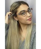 New Versace Mod. 3254 Clear Brown 52mm Cat Eye Eyeglasses Frame Italy #8 - $169.99