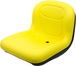 Milsco XB150 Yellow Vinyl Seat 15.5&quot; Tall with Multiple Mounting - £98.76 GBP