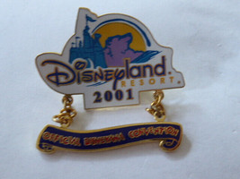 Disney Trading Pins 6620 Official Disneyana Convention - DLR 2001 Logo Dangle - £7.61 GBP