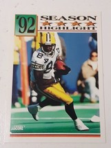 Sterling Sharpe Green Bay Packers 1993 Score &#39;92 Season Highlight Card #432 - £0.78 GBP
