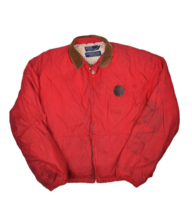 Vintage Polo Ralph Lauren Equestrian Down Jacket Mens L Red Cookie Patch - £37.41 GBP