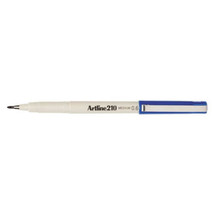 Artline Fineliner Medium Pen 0.6mm (Box of 12) - Blue - £32.18 GBP