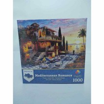 Puzzle - Mediterranean Romance - 1000 Pieces - 24x30 - Made in USA - £14.69 GBP