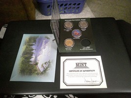 Set of 4 America&#39;s National Parks Quarters - Arches Natl Park Utah (2014) - £11.08 GBP