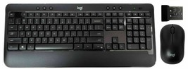 Logitech Advanced Wireless K540e Keyboard &amp; M185 Mouse &amp; USB Receiver 92... - $29.99