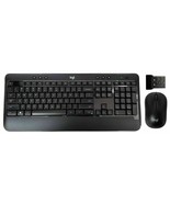 Logitech Advanced Wireless K540e Keyboard &amp; M185 Mouse &amp; USB Receiver 92... - £23.48 GBP