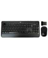 Logitech Advanced Wireless K540e Keyboard &amp; M185 Mouse &amp; USB Receiver 92... - $29.99