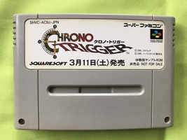 Chrono Trigger Sample ROM prototype promo &quot;not for sale&quot; Super Famicom Nintendo - £656.15 GBP