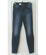Rock &amp; Republic® Kashmiere Midrise Studded Skinny Jeans Women&#39;s Sz.4 NWT... - $24.98