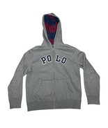 Polo Ralph Lauren Hoodie Jacket Boys Medium Gray (10-12) Full Zip - $380.15 MXN