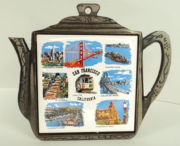 Vintage Sony San Francisco Teapot Cast Iron Trivet - £22.99 GBP