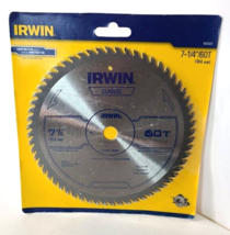 Irwin Circular Saw Blade 7 1/4&quot; 60T 15530ZR NEW - £10.73 GBP