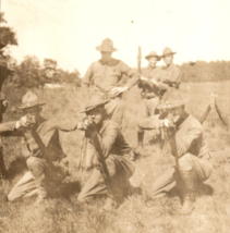 Firing Squad Rifles Army World War 1 Rppc Real Photo Postcard WWI - £15.27 GBP