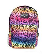 Backpack  School Pack Bag Neon Cheetah  Hiking Camp Camping Free Shippin... - £15.53 GBP