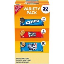 Nabisco Cookie Variety Pack with OREO, Chips Ahoy!, Nutter Butter (30 pk.) - $24.75