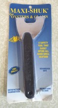 Maxi-Shuk For Oysters + Clam  Safety Tool  Easily Opens  Hard Shell Seafood 1993 - $14.00