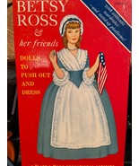 1963 Betsy Ross &amp; Her Friends Dolls To Push Out &amp; Dress Paper Dolls Pre-... - $23.23 CAD