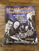 Jazz Guitar Lines of the Greats: Wes Montgomery Jimmy Raney Tal Farlow Joe Pass - £15.01 GBP