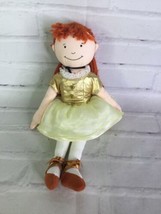 Rich Frog Degas Little Ballerina Marie Cloth Plush Stuffed Doll Yarn Red Hair - £13.92 GBP