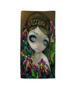 Fantasy Art Beautiful Fairy and Dragon Orchid Microfiber Beach Towel - $26.90+