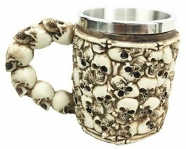 Underworld Ossuary Graveyard Skull Heap Bones Beer Stein Tankard Coffee ... - £19.01 GBP