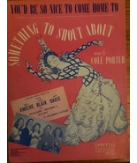 You&#39;d Be So Nice To Come Home To 1942 Sheet Music from Something To Shou... - £7.45 GBP
