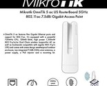 Mikrotik OmniTIK 5 ac (RBOmniTikG-5HacD-US) 5GHz 802.11ac 7.5dBi Gigabit... - $227.99
