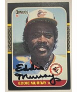 Eddie Murray Autographed 1987 Donruss Baseball Card - Baltimore Orioles - $459.96 MXN