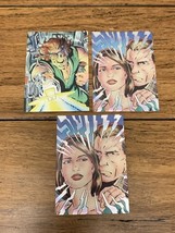 William Shatner&#39;s Tek World Cardz 1994 Tekchrome Card Lot of 3 T3 T4 CV JD - $218.93 MXN