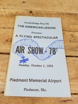 The American Legion A Flying Spectacular Air Show 78 Piedmont MO Book - £17.87 GBP