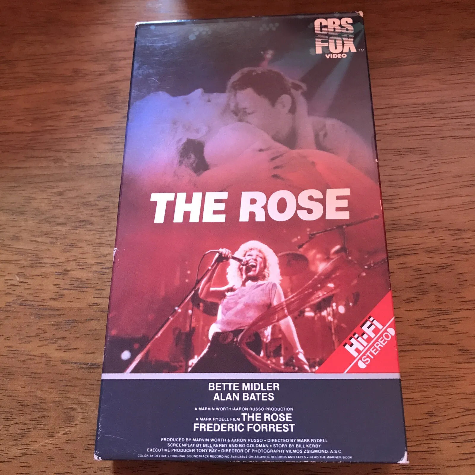  The Rose 1979 (VHS 1984) Bette Midler Alan Bates CBS/FOX Release - $4.99