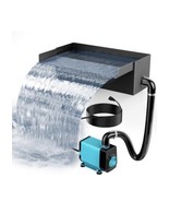 DIY Waterfall Kit Complete With Steel Water Box And 3500LPH Pump UPGRADED - £60.71 GBP