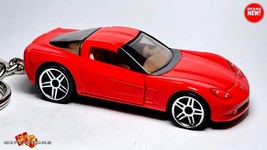  Rare Keychain Red Chevy Corvette C6 Chevrolet Custom Ltd Edition Great Gift - £35.38 GBP
