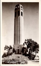 Memorial Tower Coit San Francisco California RPPC Piggott Photo Postcard Z14 - £5.55 GBP