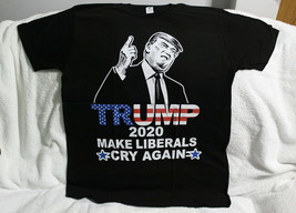 Donald Trump 2020 Make Liberals Cry Again Us Election Funny T-SHIRT Shirt - £8.99 GBP