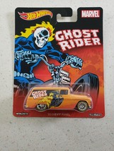 Hot Wheels 2016 Pop Culture Marvel Ghost Rider &#39;55 Chevy Panel Diecast - £13.15 GBP