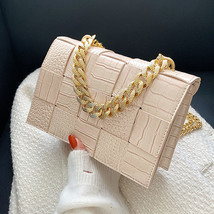 Luxury Brand Lady Chain Alligator Crocodile Pattern Crossbody Bags Women Shoulde - £40.09 GBP